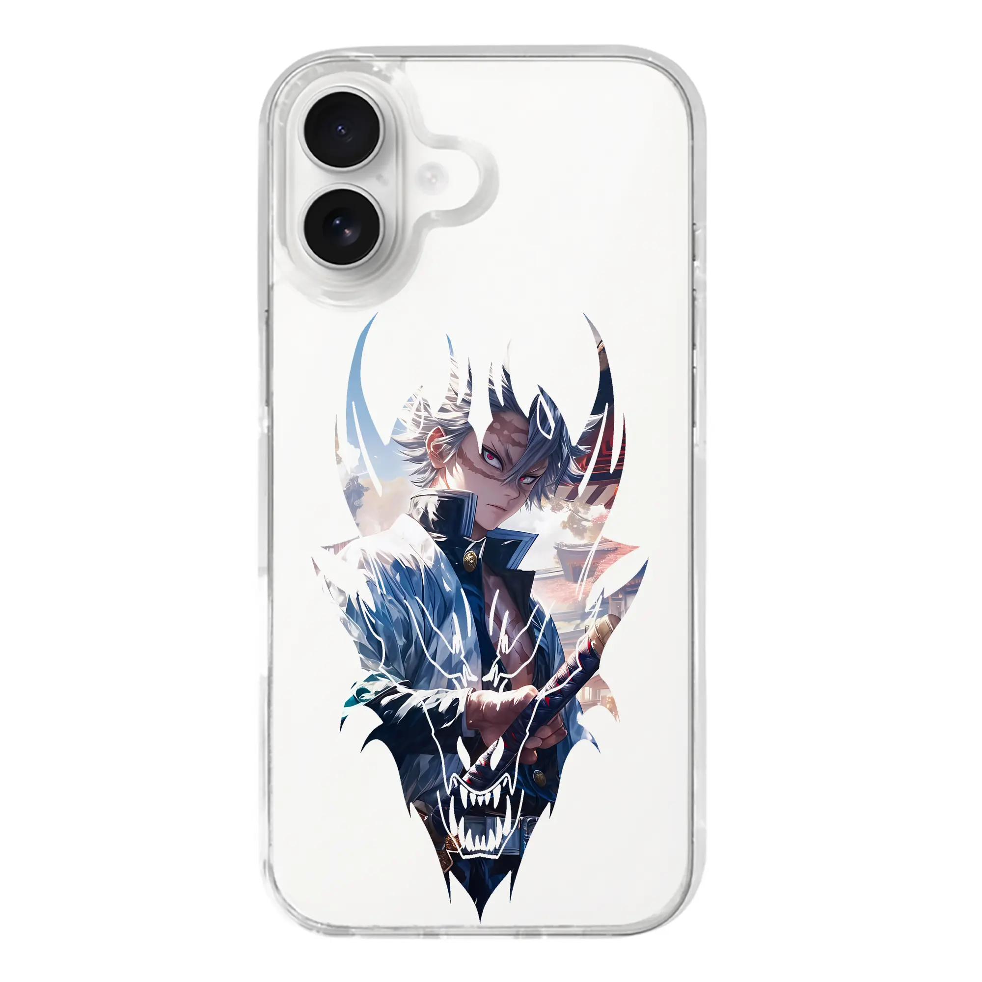 鬼滅の刃 グッズ,不死川 実弥 - iPhone 17シリーズ 透明スマホケース – 薄型・耐衝撃・精密フィット保護カバー